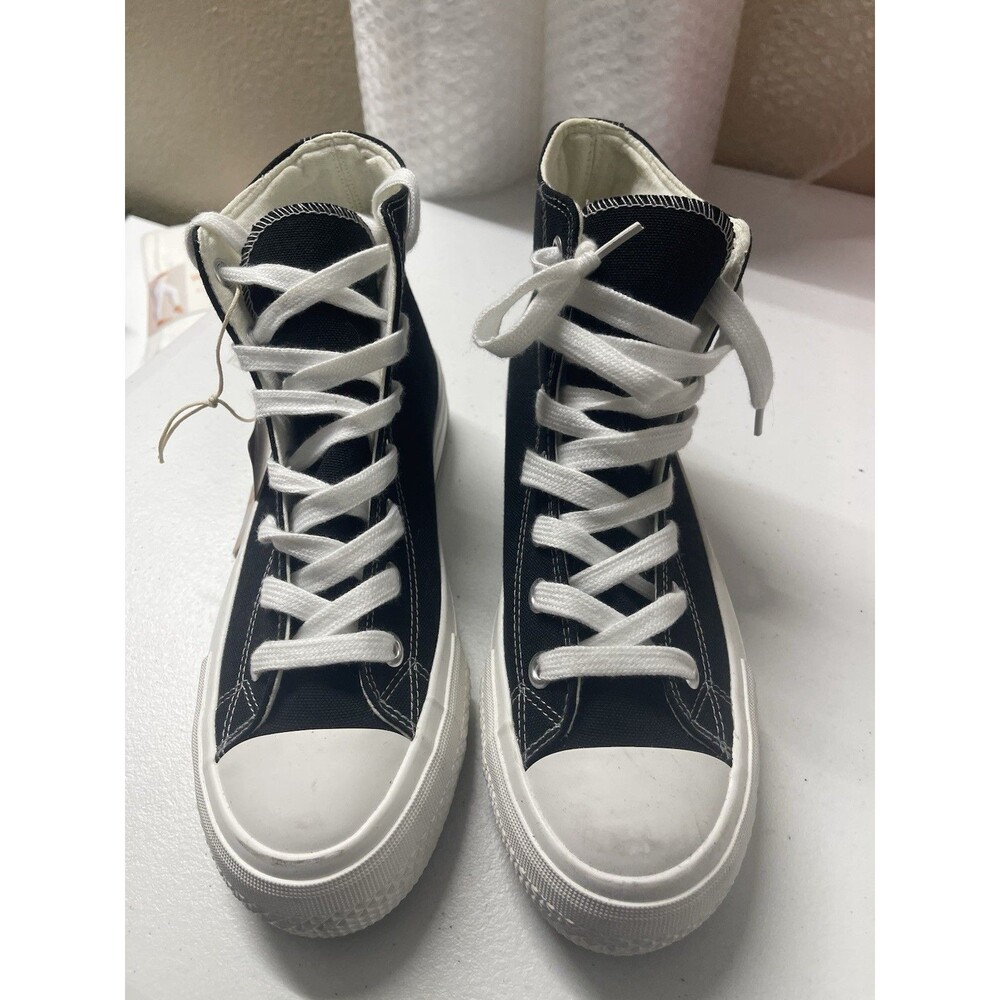 Sincerely Jules HiTop Sneakers Black (7.5 Men's / 8.5 Women's)
